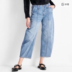 Future Collective Barrel Leg Jeans